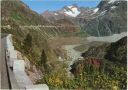 Sustenpass - Blick gegen Passhöhe und Hotel Steingletscher - AK Grossformat