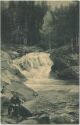 Postkarte - Wasserfall - des Hinterrhein