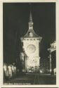 Bern - Zeitglockenturm bei Nacht - Foto-AK