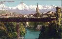 Ansichtskarte - Bern und die Alpen