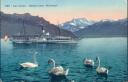 Postkarte - Lac Leman - Bateau-salon Montreux