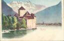 Künstlerkarte - Chillon ca. 1900 - Edition Vouga & Cie. Geneve