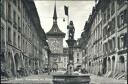 Bern - Kramgasse mit Zeitglockenturm - Foto-AK