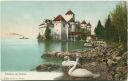 Postkarte - Chateau de Chillon