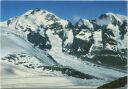 Postkarte - Piz Bernina - Piz Morteratsch und Morteratschgletscher