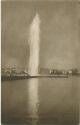 Postkarte - Geneve - Le jet d' eau