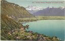 Postkarte - Territet Chillon Villneuve et la Dent du Midi