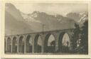 Postkarte - Lötschbergbahn - Grosser Viadukt bei Frutigen