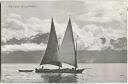 Postkarte - Lac Leman - Barque