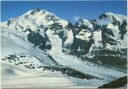 Piz Bernina - Piz Morteratsch und Morteratschgletscher - AK Grossformat