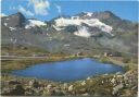 Passo del Bernina - Lago della Crocetta e Piz Cambrena - AK Grossformat
