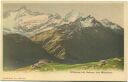 Postkarte - Riffelberg mit Rothorn und Weisshorn