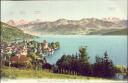 Oberhofen am Thunersee - Blick auf die Alpen - Postkarte