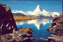 Postkarte - Zermatt - Stellisee mit Matterhorn
