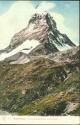 Postkarte - Matterhorn - heraufziehendes Gewitter