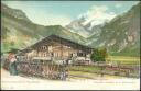 Postkarte - Alpenwirtschaft mit Blümlisalp ca. 1900