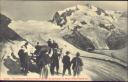 Touristes sur le Gornergrat admirant le Mont Rose