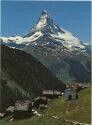 Findelen bei Zermatt - Matterhorn - AK Grossformat