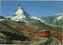 Zermatt - Gornergratbahn mit Matterhorn - AK Grossformat