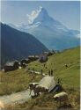 Findelen bei Zermatt - Matterhorn - AK Grossformat