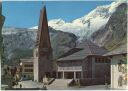 Postkarte - Saas-Fee - Kirche