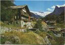 Ferpecle - Val d'Herens - Hotel du Col d'Herens et Glacier de Ferpecle - AK Grossformat