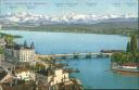 Postkarte - Zürich - Quaibrücke - Bauschänzli