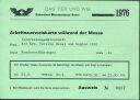 Schweiz - Basel - Das Tier und Wir 1976 - Interessengemeinschaft der Kynologischen Vereine Basel
