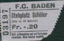 Schweiz - Kanton-Aargau - Baden - F.C. Baden - Stehplatz Schüler