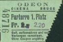 Schweiz - Kanton-Aargau - Brugg - Cinema Odeon - Kinokarte