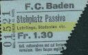 Schweiz - Kanton-Aargau - Baden - F.C. Baden - Stehplatz Passive Lehrlinge Studenten etc.