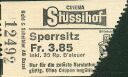 Schweiz - Zürich - Cinema Stüssihof - Kinokarte