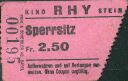 Schweiz - Kanton-Aargau - Stein - Kino Rhy - Kinokarte