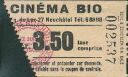 Schweiz - Kanton Neuenburg-Neuchatel - Cinema Bio Fg. du Lac 27 - Kinokarte 1964