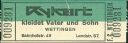 Schweiz - Kanton-Aargau - F. C. Wettingen - Eintrittskarte