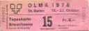 St. Gallen - Olma 1978 - Eintrittskarte