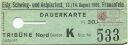 Eidgenössische Schwing- und Aelplerfest 1966 Frauenfeld - Dauerkarte