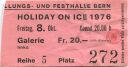 Ausstellungs- und Festhalle Bern - Holiday on Ice 1976 - Eintrittskarte