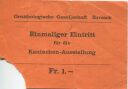 Ornithologische Gesellschaft Zurzach - Eintrittskarte