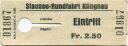 Stausee-Rundfahrt Klingnau - Eintrittskarte