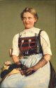 Ansichtskarte - Kanton Zürich - Tracht - Mädchen aus dem Rafzerfeld