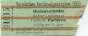 Bernisches Kantonalgesangfest 1956 - Umtauschbillet