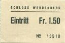 Schloss Werdenberg - Eintrittskarte