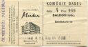 Komödie Basel - Eintrittskarte 1964