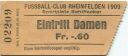 Fussball-Club Rheinfelden - Sportplatz Schiffacker - Eintrittskarte