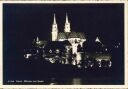 Basel - Münster bei Nacht - Ansichtskarte