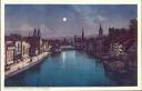 Postkarte - Zürich - Limmatquai und Schipfe
