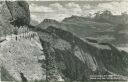 Felsenweg bei Rigi-First - Blick auf die Urneralpen - Foto-AK