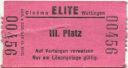 Wettingen - Cinema Elite - Kinokarte
