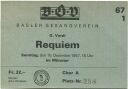 Basler Gesangverein - G. Verdi - Requiem - im Münster